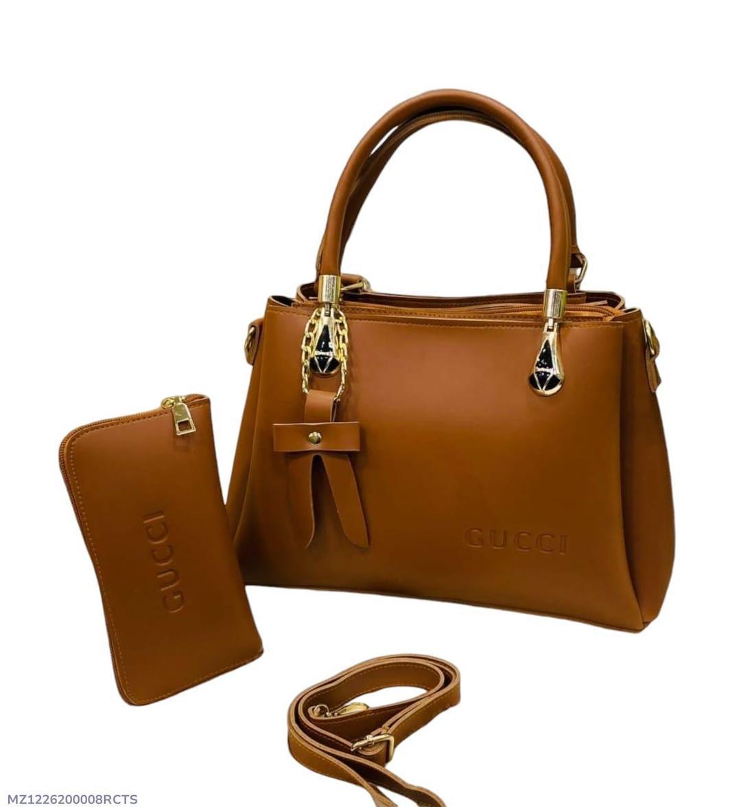 Women's Leather Plain Hand Bag