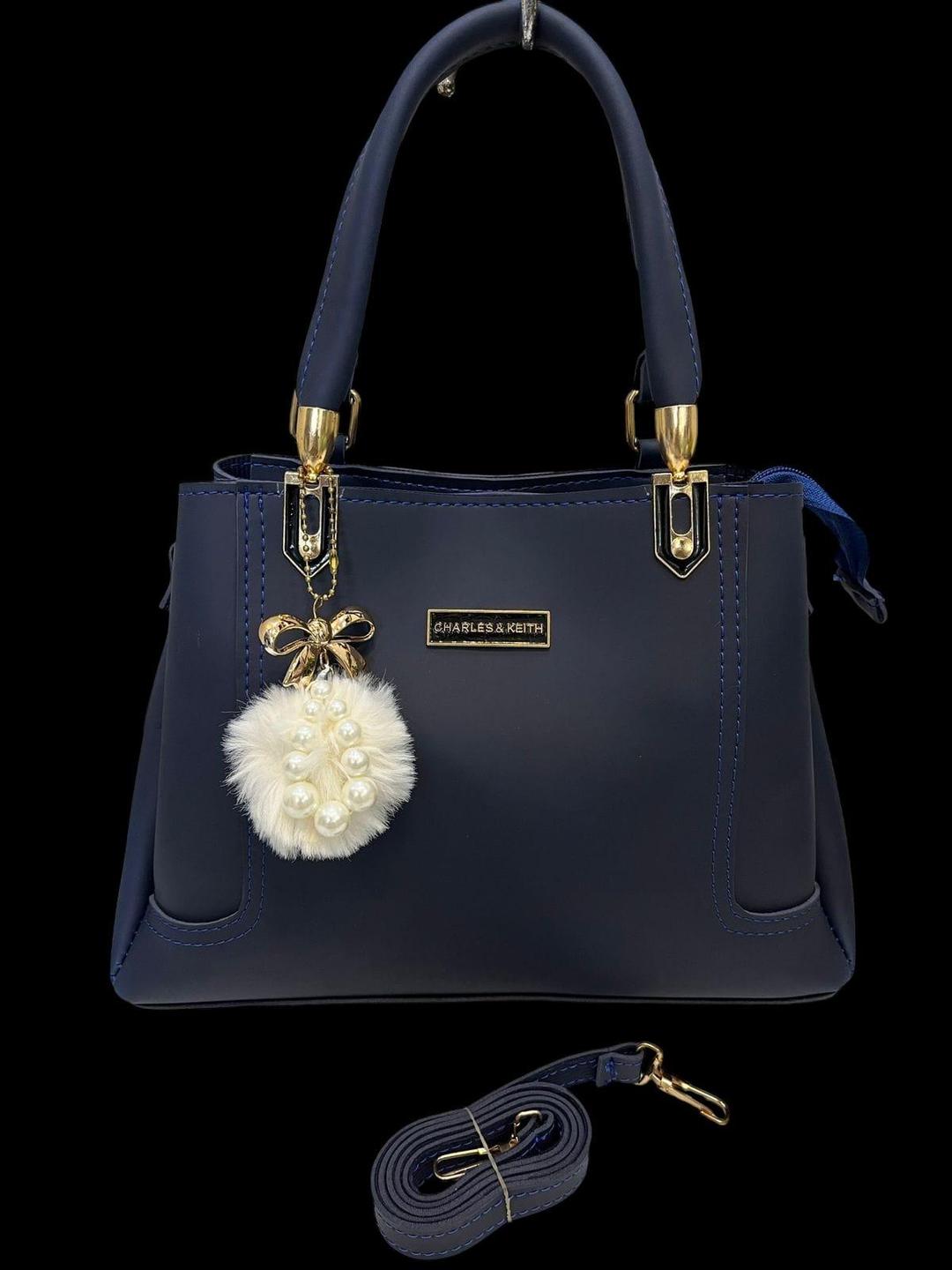 Women's PU Leather Plain Hand Bag