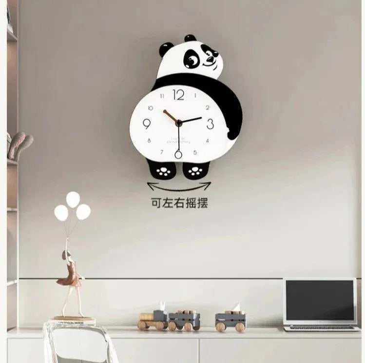 Panda Shape Wall Clock – Perfect For Kids’ Rooms, Living Rooms, And Gifts