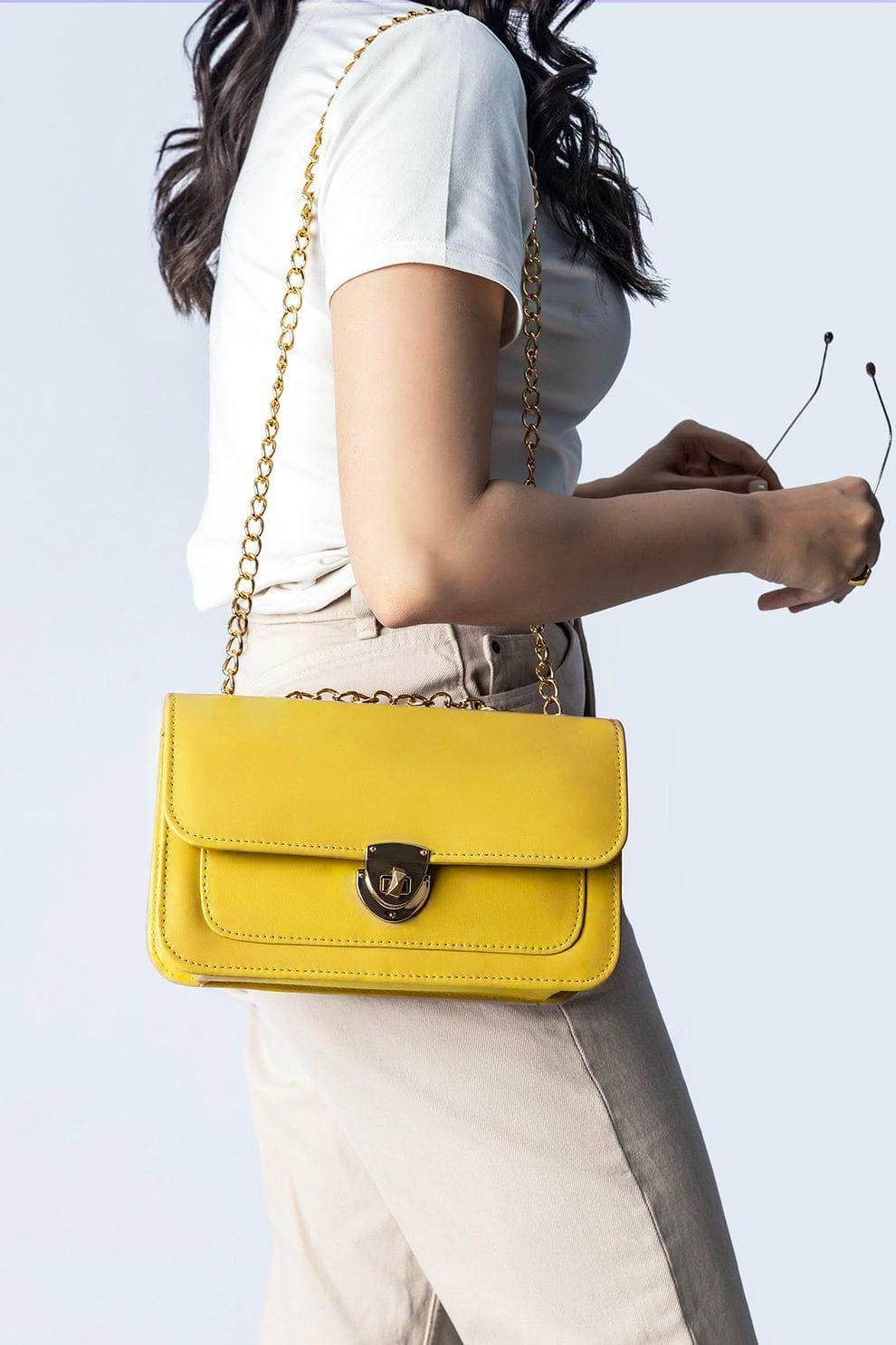 Girl's PU Leather Plain Shoulder Bag