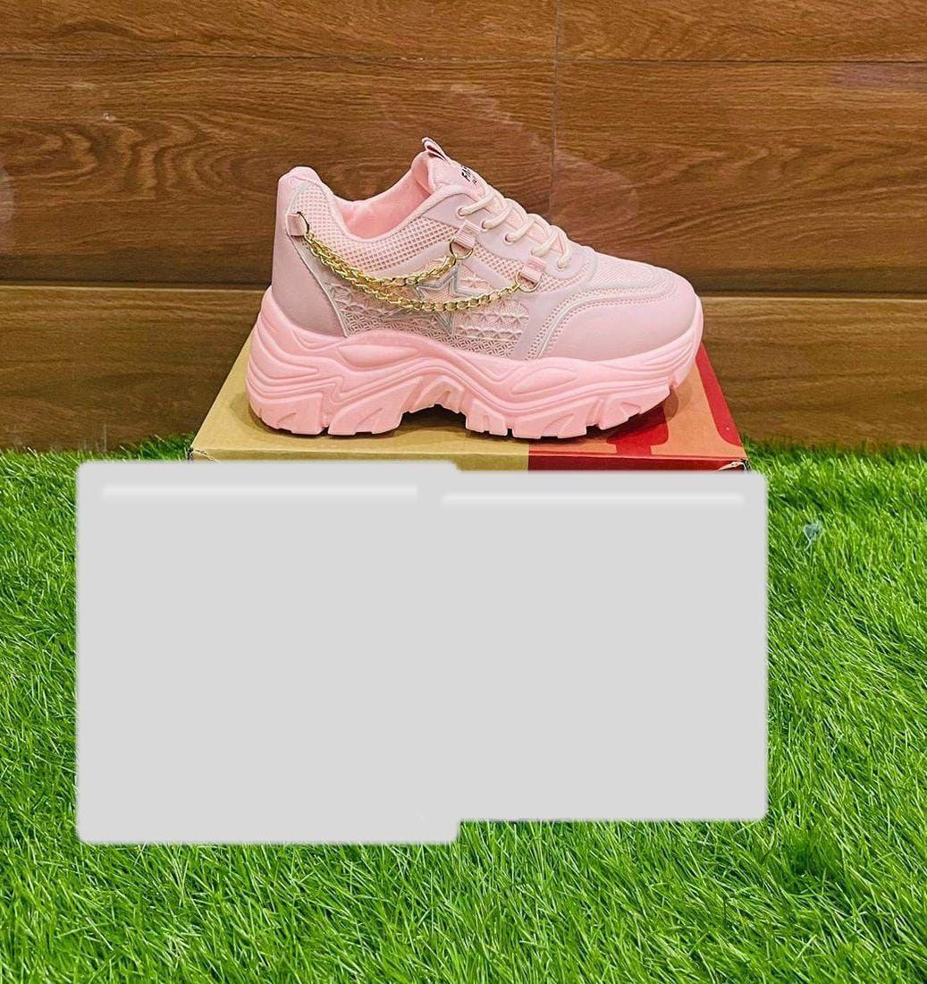 Stylish Women's Casual Fabric Joggers - 1 Pcs in Pink