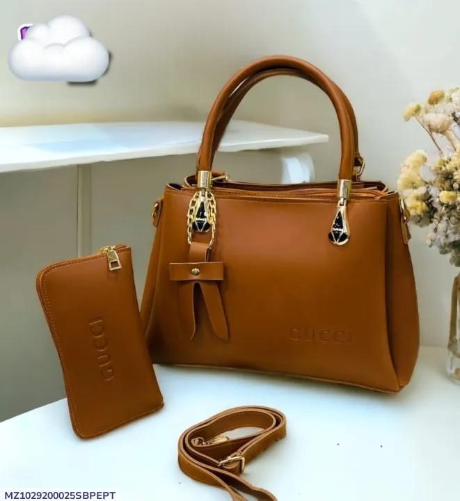 Women's Leather Plain Hand Bag