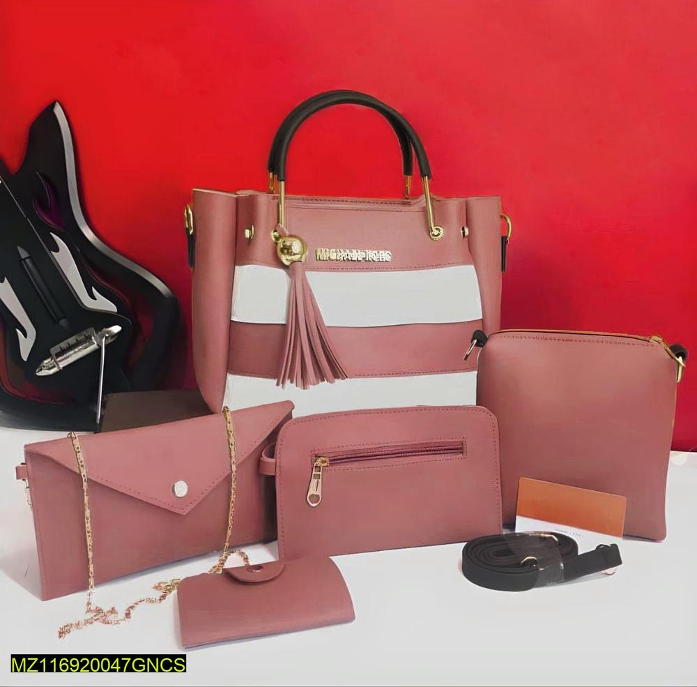 Girl's PU Leather Plain Shoulder Bag