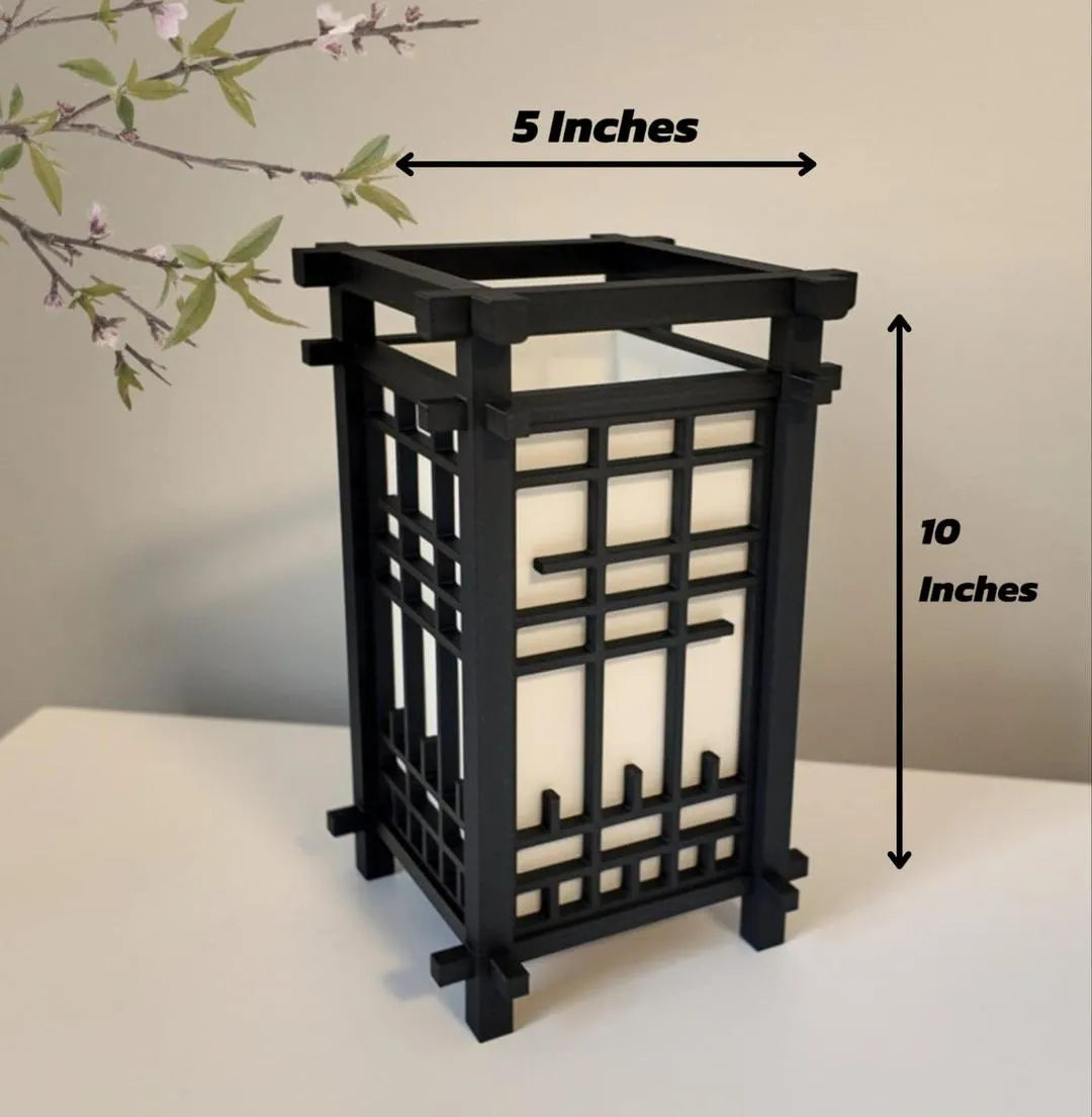 Japanese Shoji Style Table Lamp