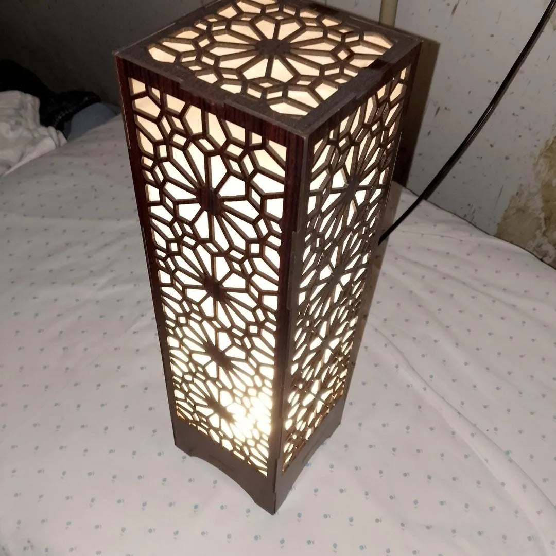 Large Wooden Side Table Lamp For Bedroom I Lamp I Lamp For Room I Lamp Light