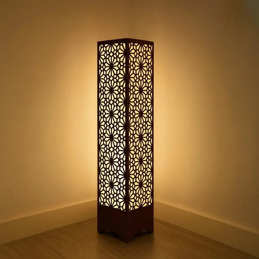 Large Wooden Side Table Lamp For Bedroom I Lamp I Lamp For Room I Lamp Light