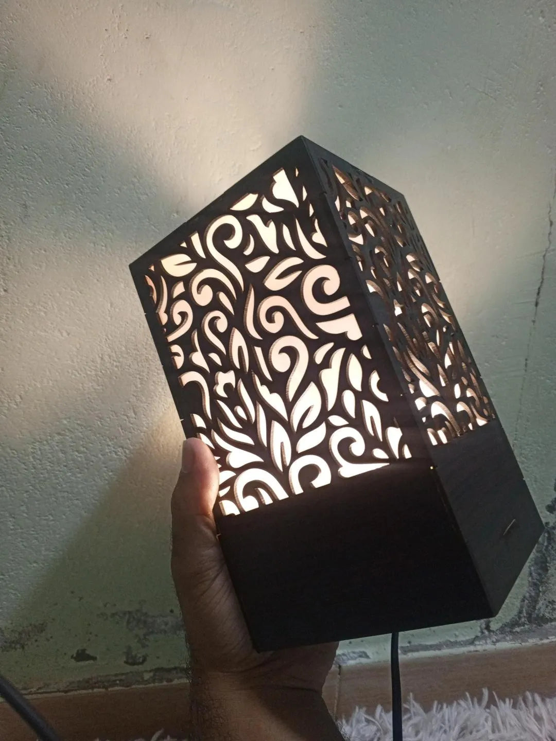 Wooden Side Table Lamp For Bedroom I Lamp I Lamp For Room I Lamp Light