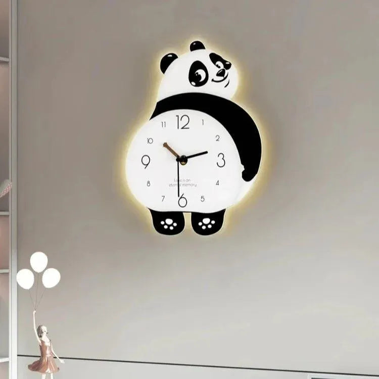 Panda Shape Wall Clock – Perfect For Kids’ Rooms, Living Rooms, And Gifts